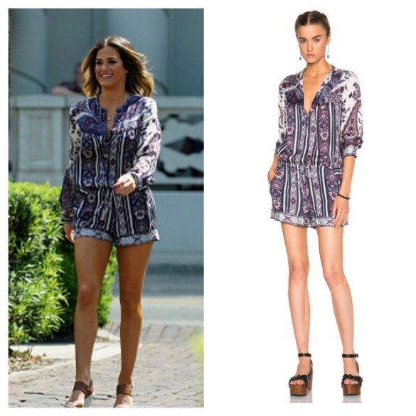 ISABEL MARANT TAYLER PAISLEY ROMPER | Shop Your TV