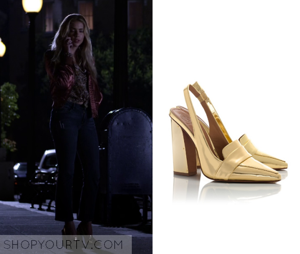 Pretty Little Liars Season 7 Episode 8 Hannas Metallic Heels Shop Your Tv 2996