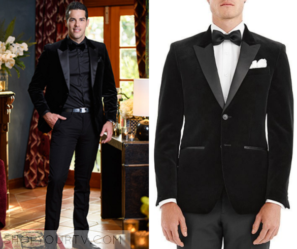 The Bachelorette AU: Season 2 Episode 4 Jake's Black Suit | Shop Your TV