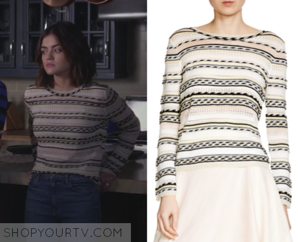 Pretty Little Liars: Season 7 Episode 10 Aria's Striped Sweater | Shop ...