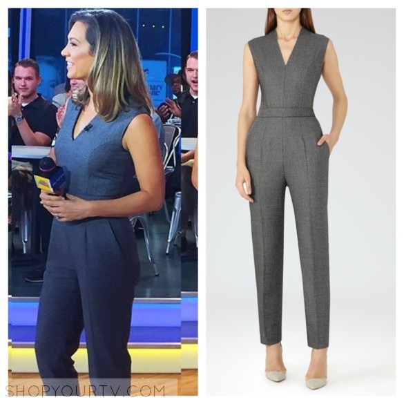 Good Morning America: September 2016 Ginger's Grey Sleeveless Jumpsuit ...