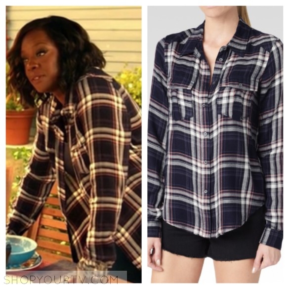 How to Get Away with Murder: Season 3 Episode 1 Annalise's Blue Plaid ...