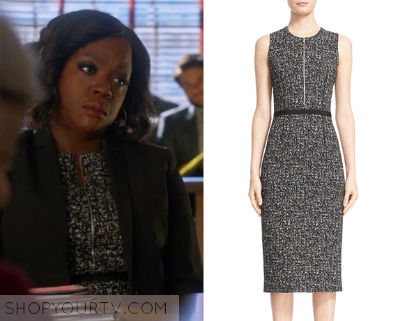 How to Get Away with Murder: Season 3 Episode 7 Annalise's Tweed Dress ...