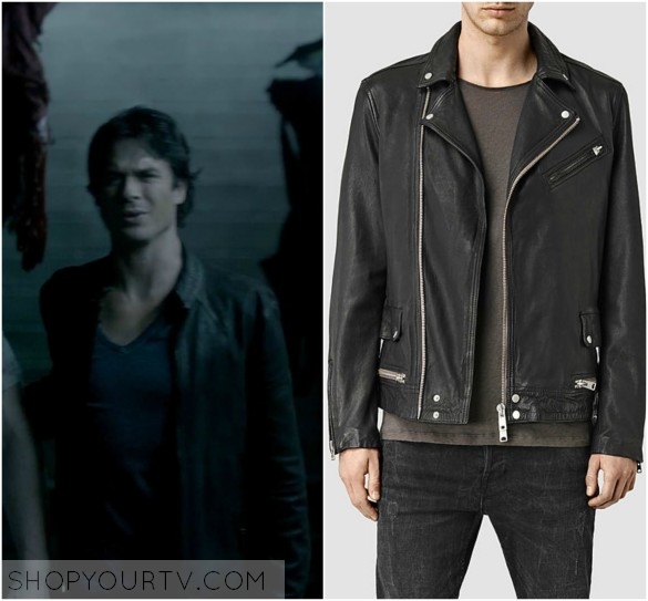 WornOnTV: Damon's black leather jacket on The Vampire Diaries | Ian  Somerhalder | Clothes and Wardrobe from TV