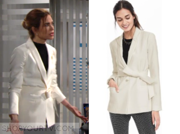 The Young and the Restless: January 2017 Victoria's Ivory Tie Waist ...