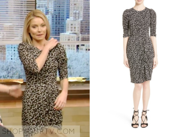 Live with Kelly: March 2017 Kelly Ripa's Black and White Floral Print ...