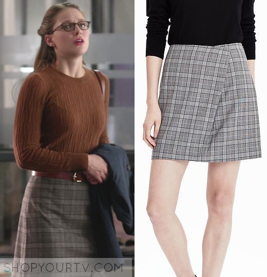 Grey plaid skirt on sale episode