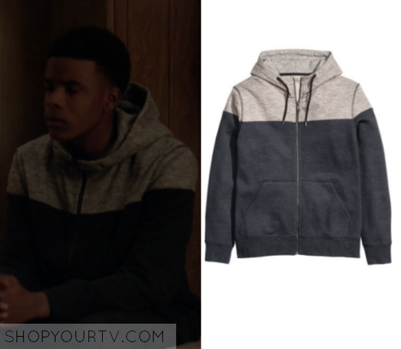 Shots Fired: Season 1 Episode 4 Cory's Colorblock Hoodie | Shop Your TV