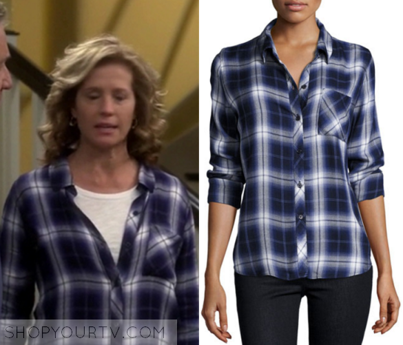 Nancy Travis Fashion Clothes Style And Wardrobe Worn On Tv Shows