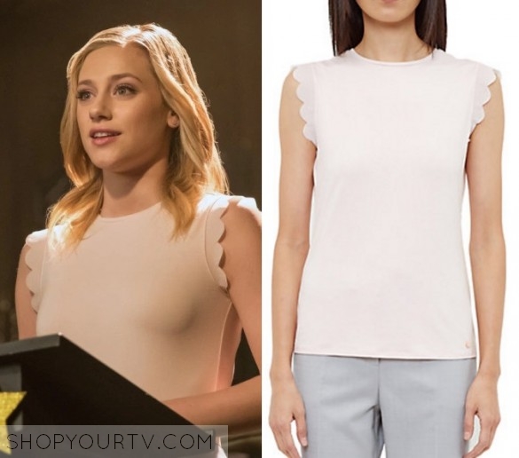 betty cooper pink shirt