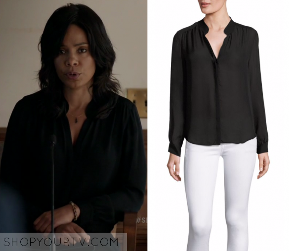 Shots Fired: Season 1 Episode 10 Ashe's Black Blouse | Fashion, Clothes ...