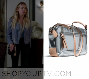 Pretty Little Liars: Season 7 Episode 17 Hanna's Silver Cross Body Bag ...