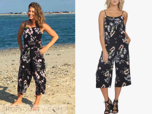 1 state floral jumpsuit