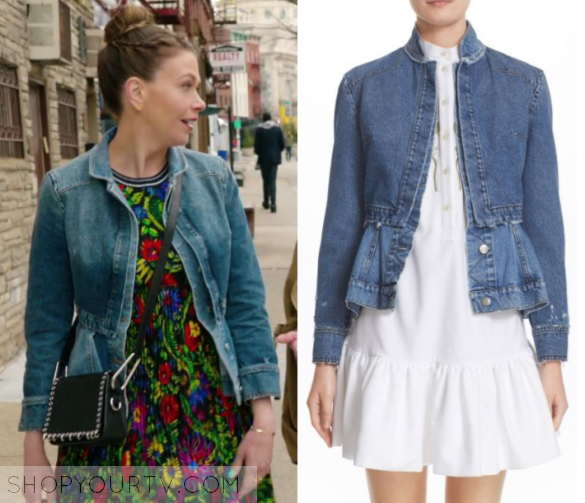 alexander mcqueen denim peplum jacket