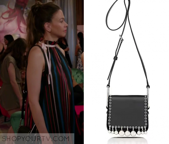 Younger: Season 4 Episode 10 Liza's Black Studded Bag | Shop Your TV