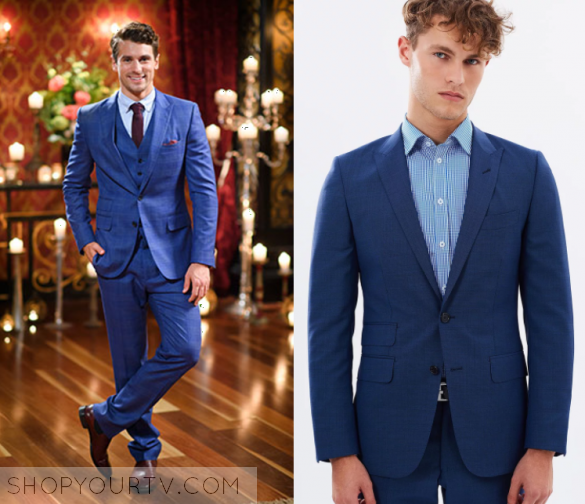 The Bachelor AU: Season 5 Episode 2 Matty's Blue Suit | Shop Your TV