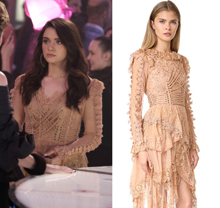 The Bold Type: Season 1 Episode 10 Jane's Nude Pink Lace Dress | Shop ...