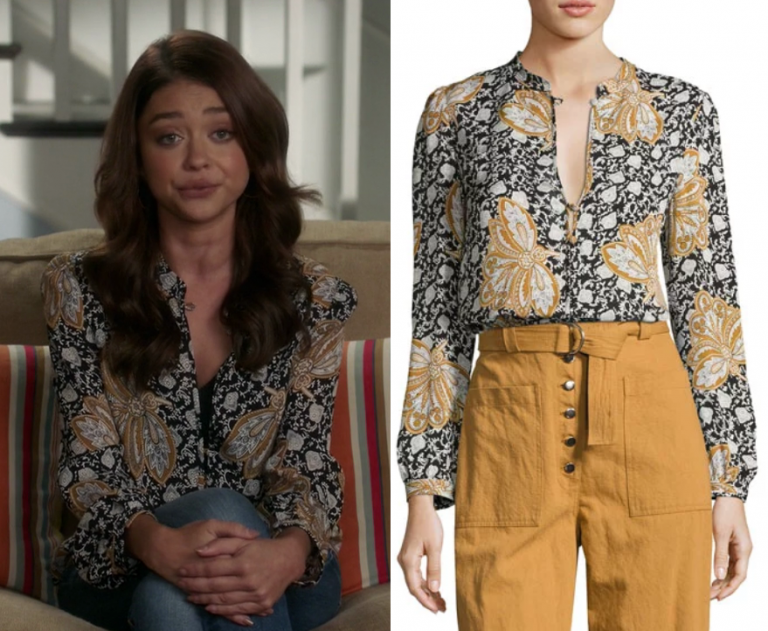 Modern Family: Season 9 Episode 5 Haley's Printed Button Front Shirt ...