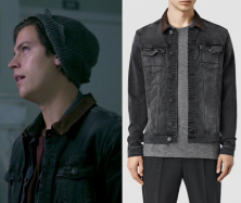 Riverdale: Season 2 Episode 2 Jughead's Brown Collar Denim Jacket ...