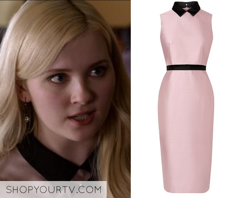 WornOnTV: Chanel 5's SELFIE top and gold and white fur jacket on Scream  Queens, Abigail Breslin
