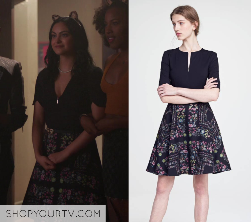 Riverdale: Season 2 Episode 5 Veronica's Floral Printed Dress | Fashion ...