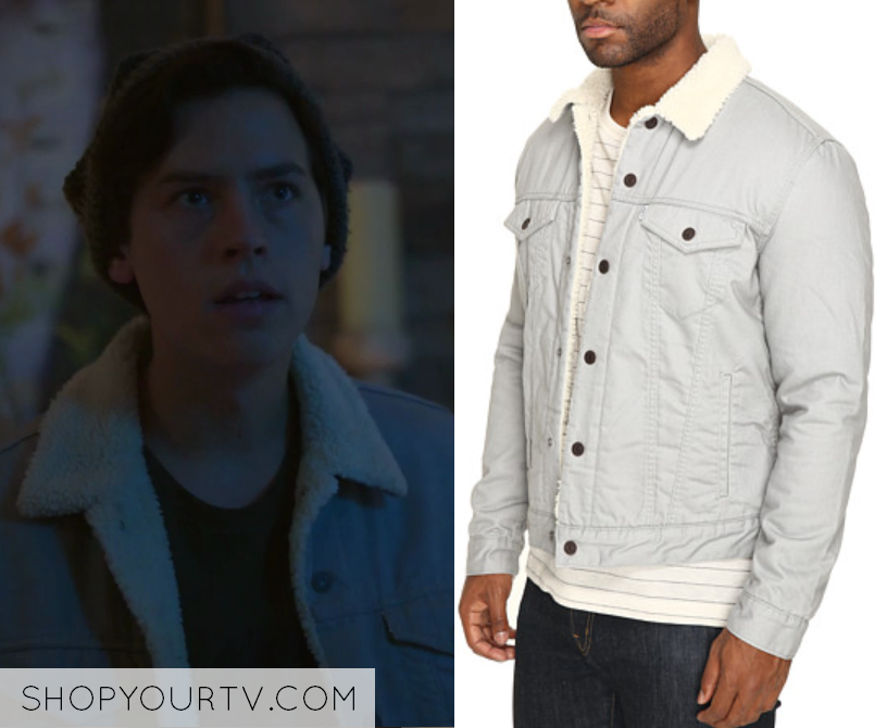 Riverdale: Season 2 Episode 4 Jughead's Light Sherpa Jacket | Shop Your TV