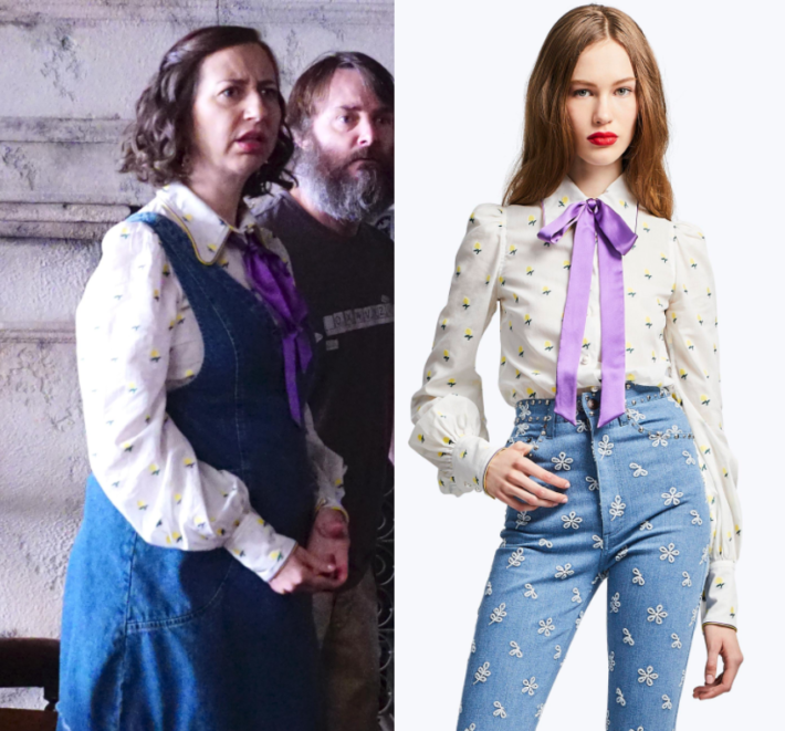 The Last Man On Earth: Season 4 Episode 8 Carol's Printed Puff Sleeve ...