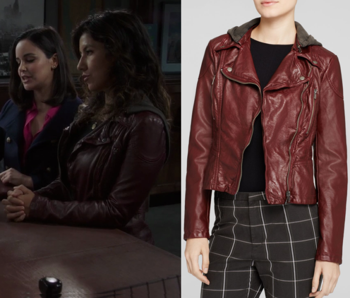 Brooklyn Nine Nine: Season 5 Episode 11 Rosa's Red Hooded Leather ...