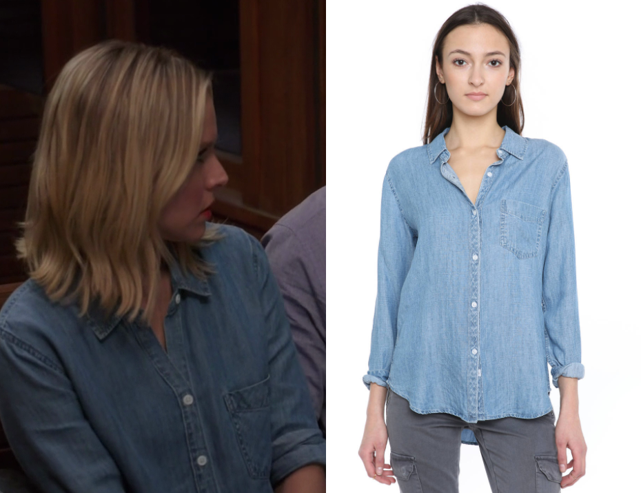 The Good Place: Season 2 Episode 11 Eleanor's Chambray Shirt | Shop Your TV