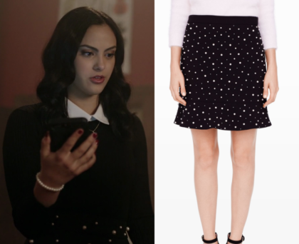 Riverdale: Season 2 Episode 10 Veronica's Pearl Mini Skirt | Shop Your TV