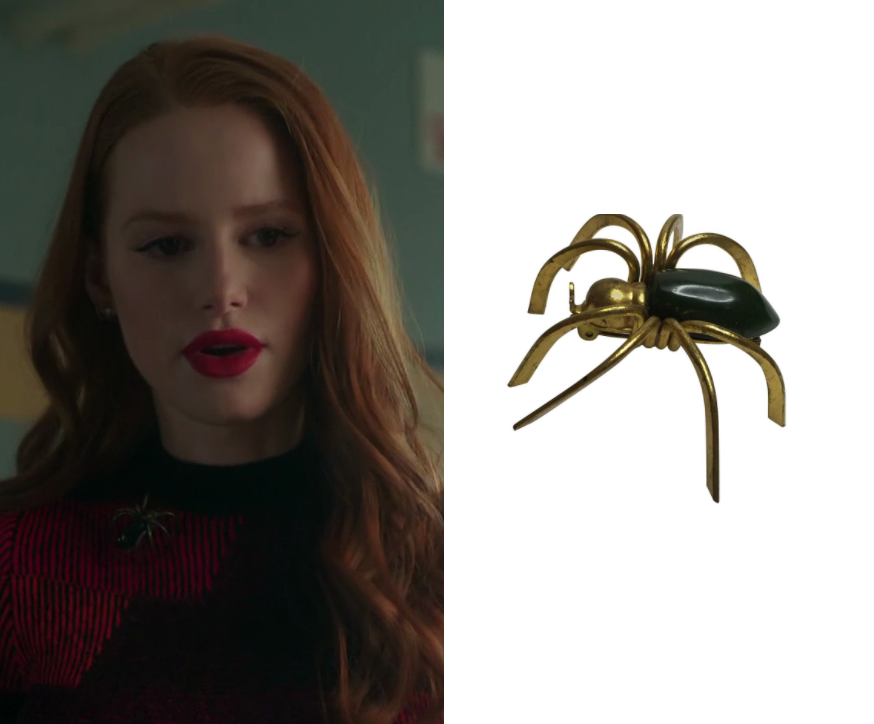 Cheryl Blossom's (Madelaine Petsch) spider brooch as seen in