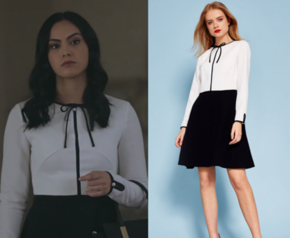 Riverdale: Season 2 Episode 12 Veronica’s Tie Neck Dress | Shop Your TV