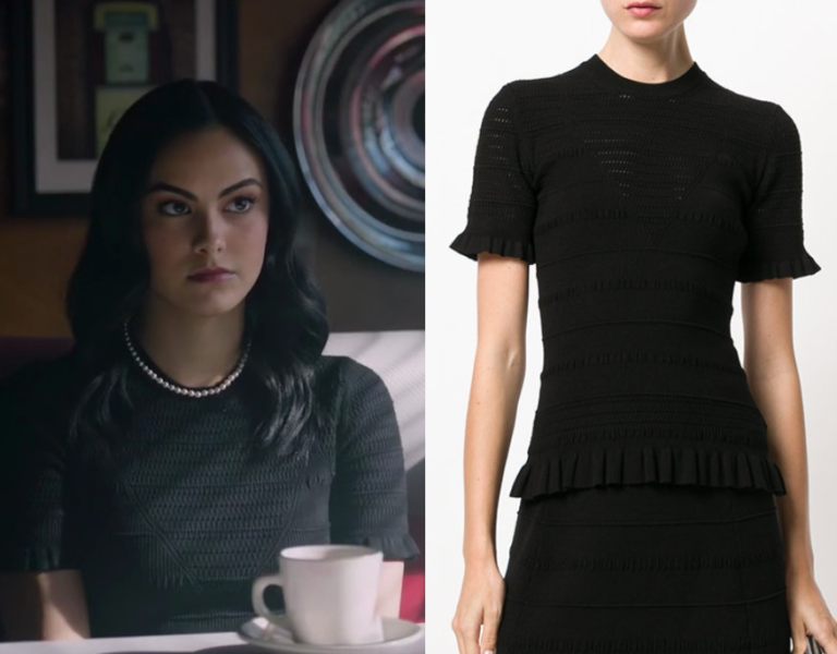 Riverdale: Season 2 Episode 19 Veronica's Perforated Sweater | Shop Your TV