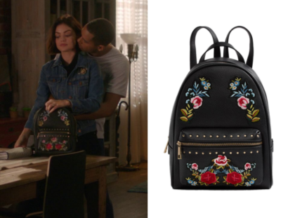 Life Sentence: Season 1 Episode 2 Stella's Black Floral Embroidered ...