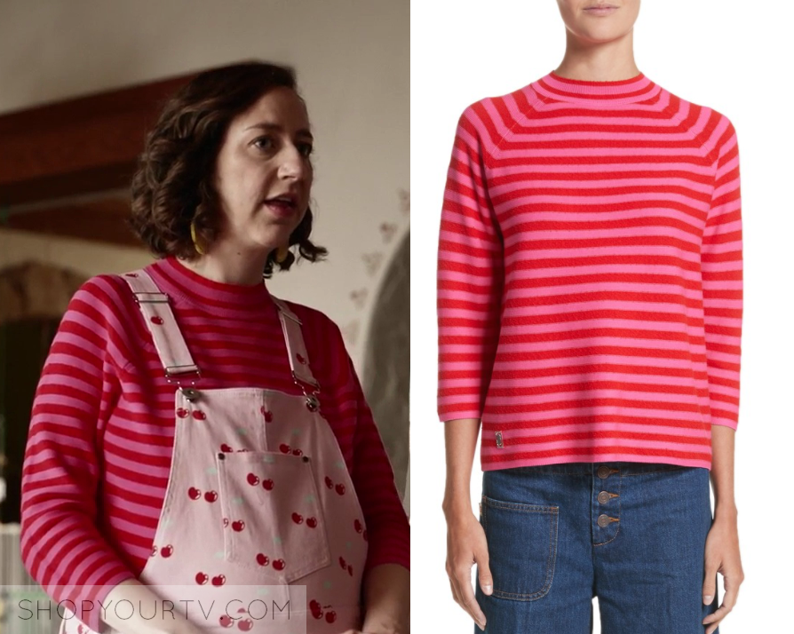 The Last Man on Earth: Season 4 Episode 15 Carol's Striped Mock Neck ...