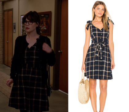 New Girl: Season 7 Episode 8 Jess' Plaid Printed Dress | Shop Your TV