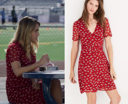 13 Reasons Why: Season 2 Episode 9 Chloe's Red Floral Dress | Shop Your TV