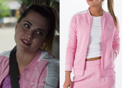 13 Reasons Why Season 2 Episode 5 Chloe S Pink Track Jacket Shop Your Tv