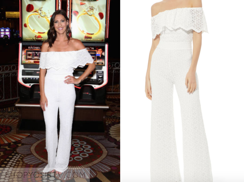 white jumpsuit bachelorette