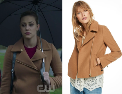 Riverdale: Season 2 Episode 20 Betty's Tan Moto Jacket | Fashion ...