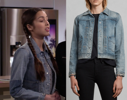 Bizaardvark: Season 3 Episode 4 Paige's Blue Denim Jacket | Shop Your TV