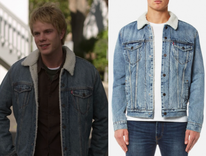 Atypical: Season 2 Episode 5 Evan's Blue Sherpa Denim Jacket | Shop Your TV