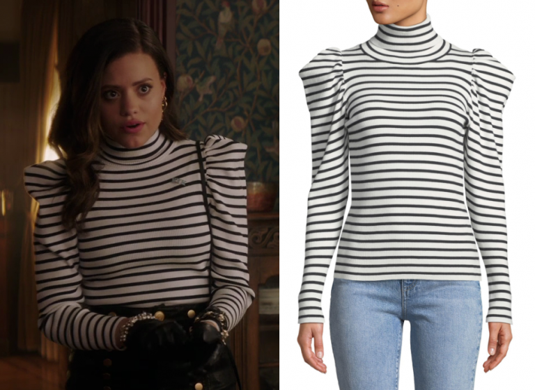 Charmed: Season 1 Episode 2 Maggie's Striped Turtleneck Sweater | Shop ...