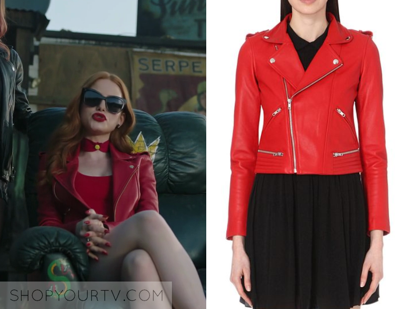 cheryl blossom leather jacket