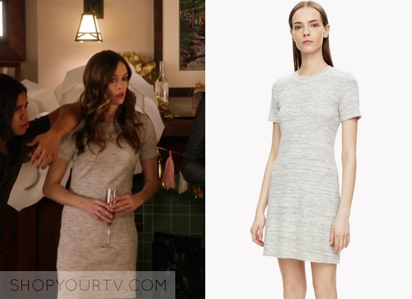 The Flash: Season 5 Episode 1 Caitlin's Printed Short Sleeve Dress ...