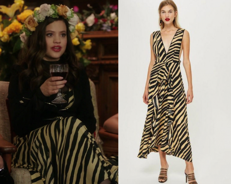 Charmed: Season 1 Episode 7 Maggie's Yellow Zebra Print Dress | Shop ...