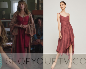 Riverdale: Season 3 Episode 3 Alice's Red Lace Up Dress | Shop Your TV