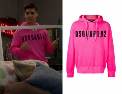 dsquared hoodie pink