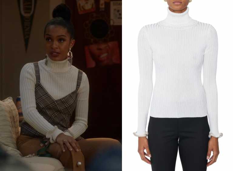 Grown-ish: Season 2 Episode 4 Zoey's Embellished Cuff Turtleneck ...