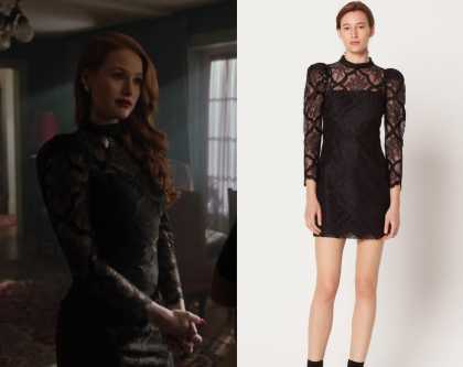 Riverdale: Season 3 Episode 11 Cheryl's Black Lace Mini Dress | Shop ...